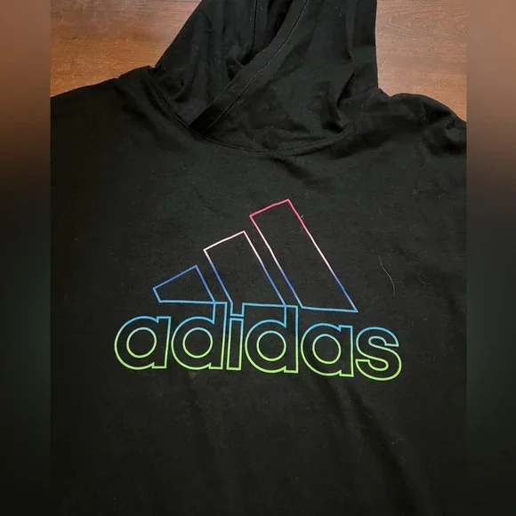 Adidas long sleeved hooded tee - Picture 2 of 5